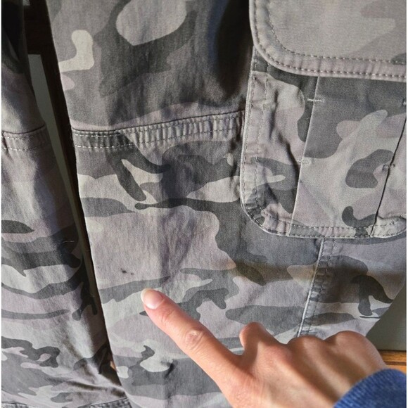 Abercrombie & Fitch TV DEMI BURNETTS Trousers Relaxed Fit Camo Pants Y2k Insta - Picture 13 of 16